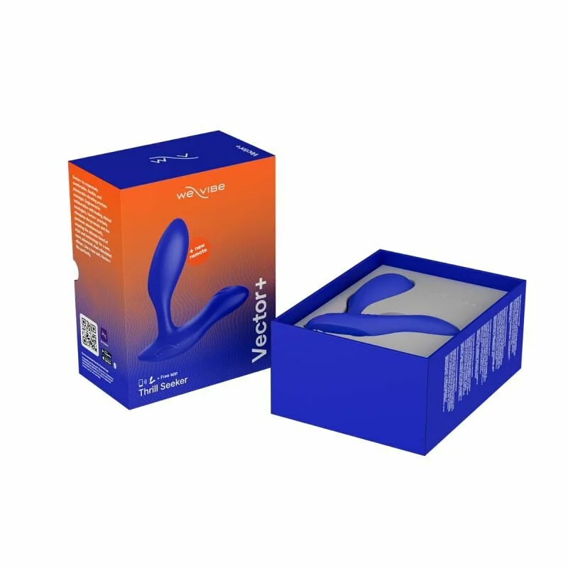We-Vibe Vector+ 可調式前列腺按摩器 (第二代) (黑色/藍色)