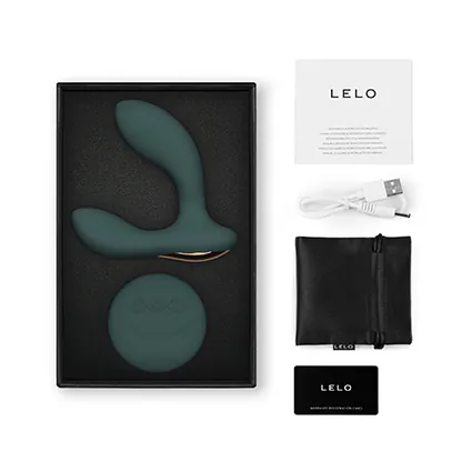 LELO HUGO 2 男性前列腺按摩器，無線遙控，前列腺與會陰雙重刺激，USB 充電，舒適貼合設計。