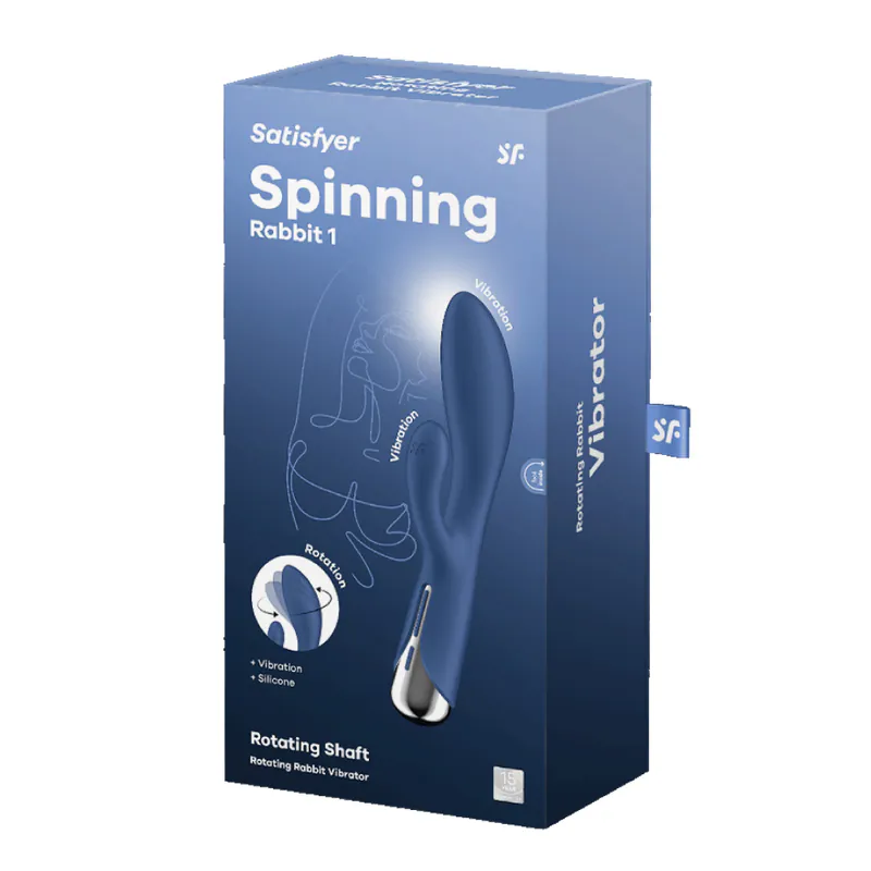 Satisfyer Spinning Rabbit 1兔耳旋轉G點按摩棒-SING DR