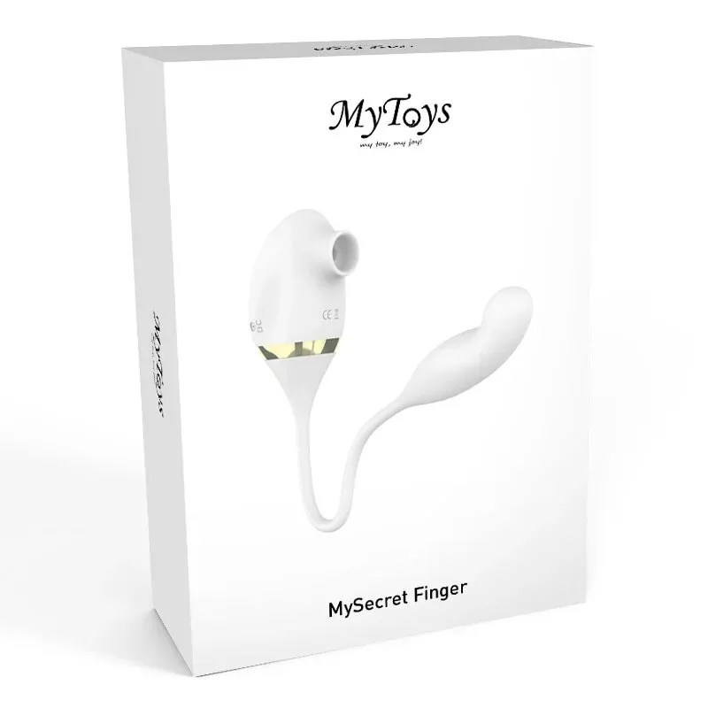 MYTOYS MySecret Finger 陰蒂吸啜震動器 白色