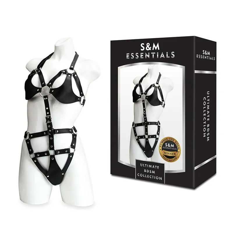 S&M Essentials BDSM Teddy 地獄全身束縛