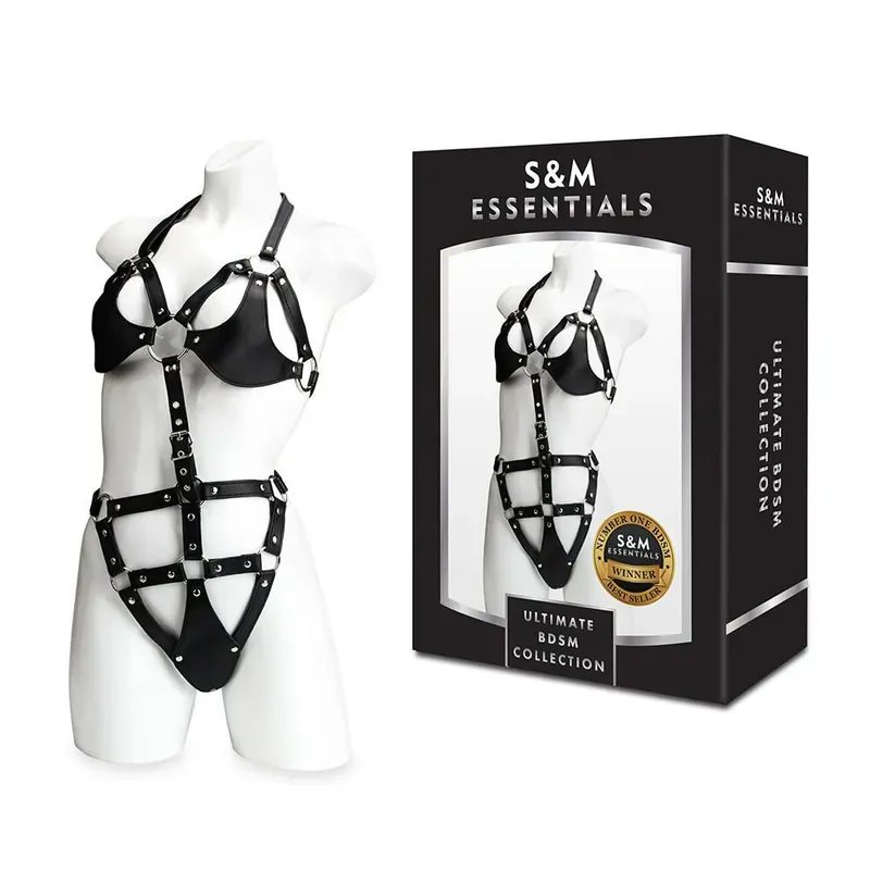 S&M Essentials BDSM Teddy 地獄全身束縛