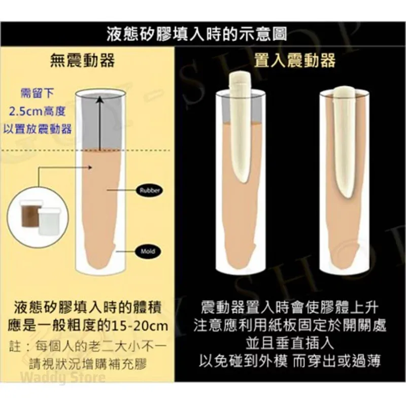 Clone A Willy DIY震動棒套裝，專業倒模技術，醫學級材料製作，真實感受，適合伴侶間情趣互動。