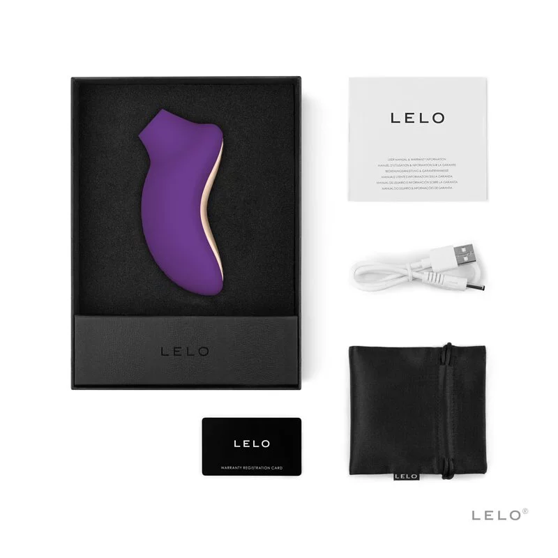 LELO Sona 2 陰蒂吸啜震動器，升級版吸啜模式，柔和不刺激，浴室適用，USB 充電，附絲質收納袋。