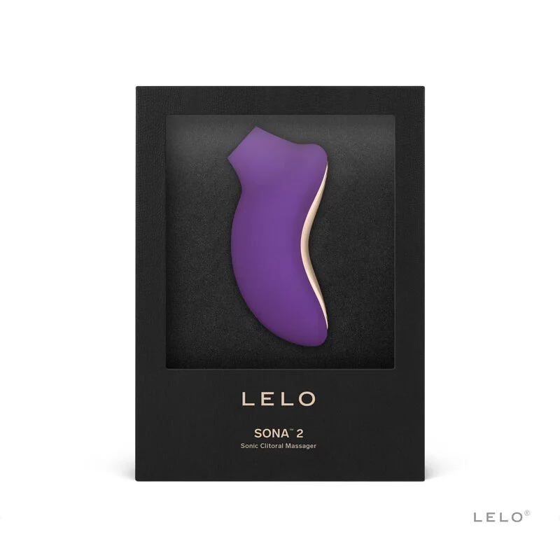LELO Sona 2 吸啜震動器，聲波脈衝刺激陰蒂，無接觸技術，柔軟矽膠材質，深層快感體驗，持久續航。