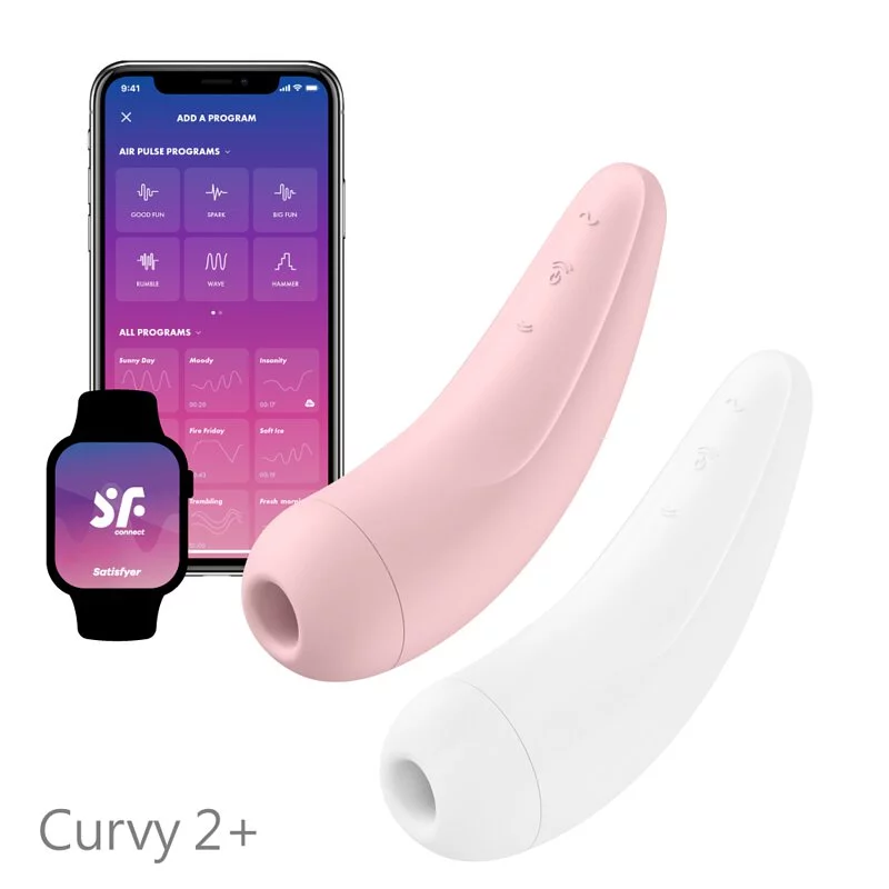 Satisfyer Curvy 2+ App控制陰蒂吸吮震動器