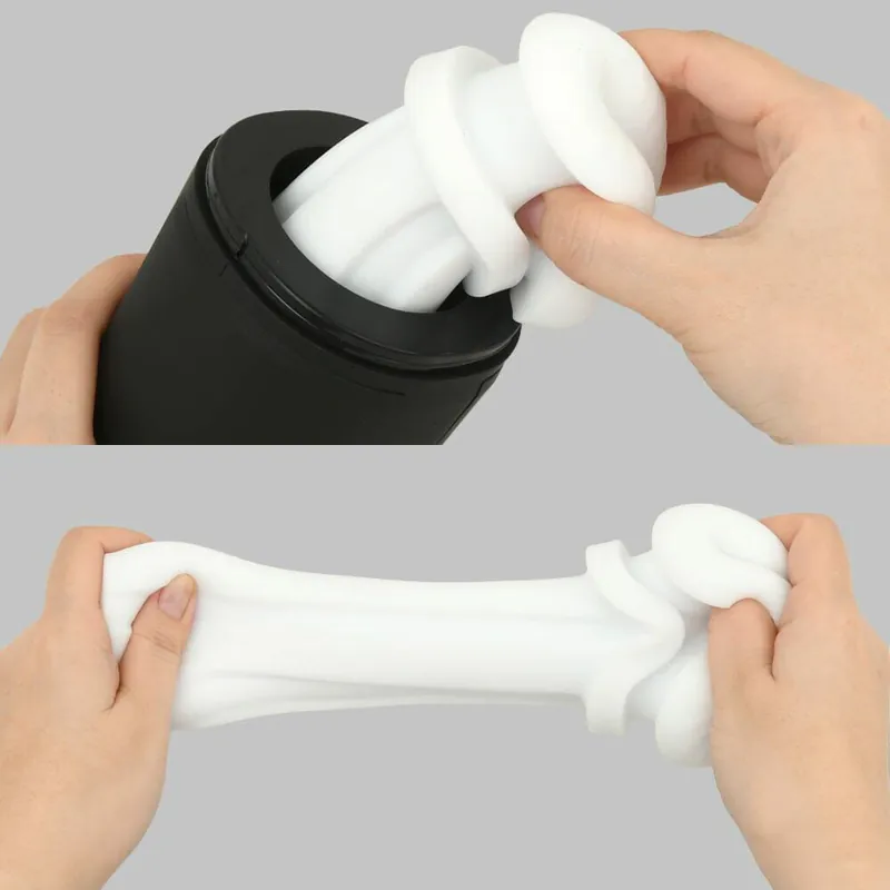  EXE Puni Ana Roid 5 電動飛機杯，提供溫暖插入感，7種震動模式，Puni Ana嬌喘錄音，USB充電，防水設計。