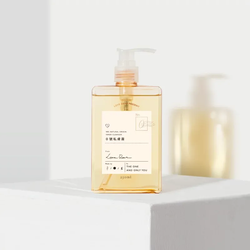 Love Dear 0號私膚沐浴露，天然配方溫和呵護女性私密處。