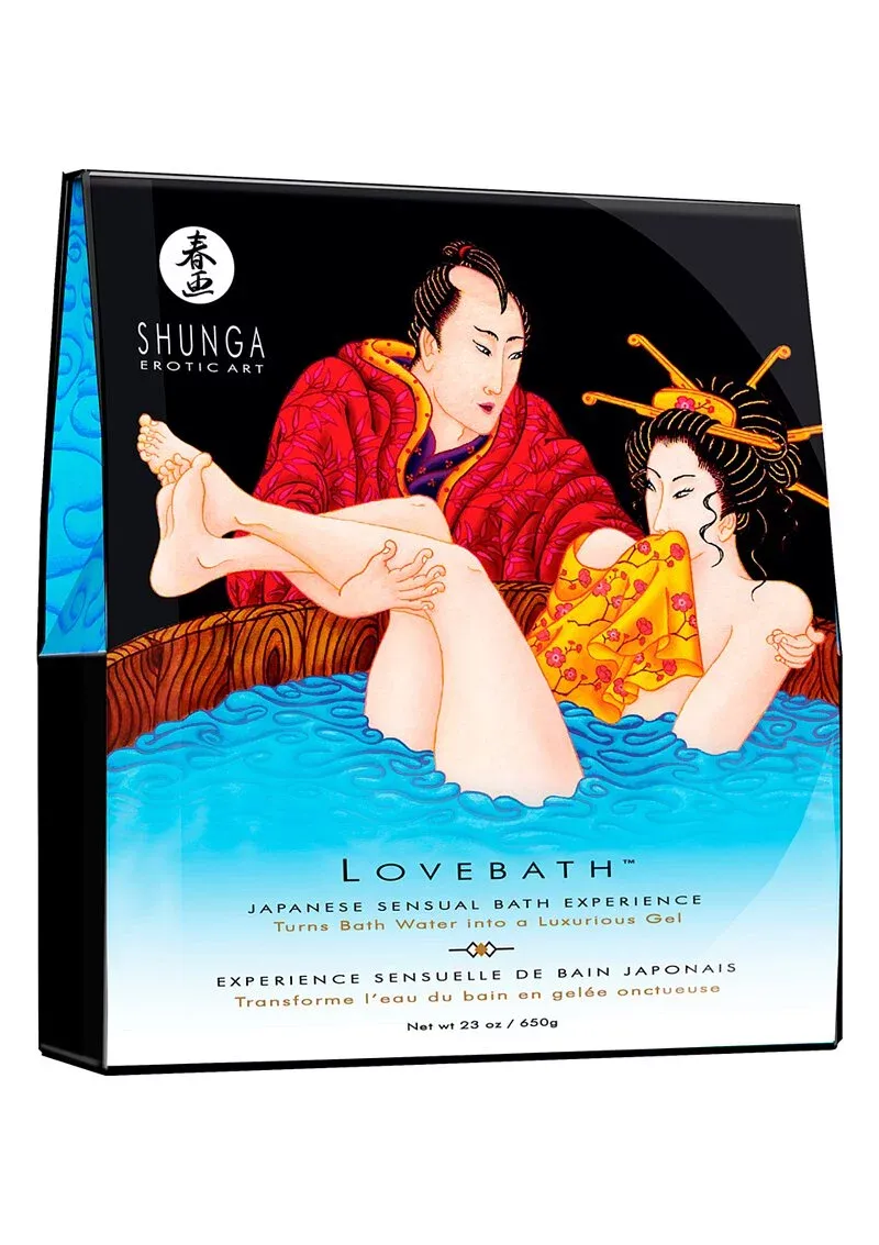 SHUNGA Love Bath 浸浴珍珠凝膠，愛浴儀式靈感，營造夢幻沐浴感受，讓肌膚光滑柔潤。