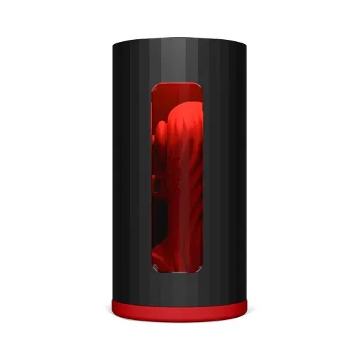 LELO F1S V3 男性智能飛機杯，液態矽膠肋骨環繞，增強真實感，提供沉浸式體驗。