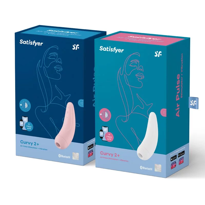 Satisfyer Curvy 2+ App控制陰蒂吸吮震動器