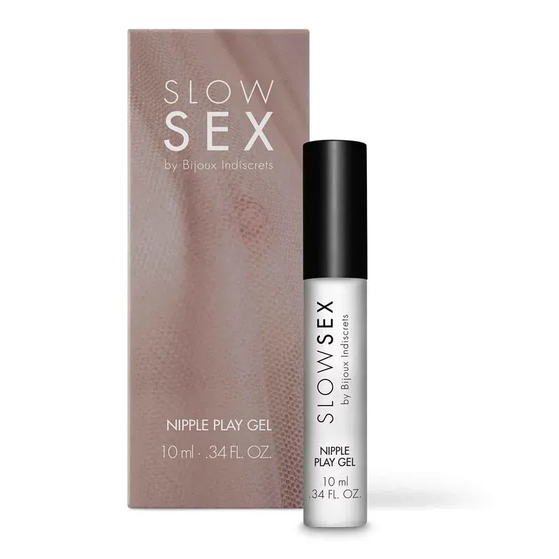 Bijoux Indiscrets Slow Sex 乳頭冰感愛撫凝露 10ml，冰涼與刺激雙重快感，金屬珠珠按摩，提升敏感度與愉悅感。