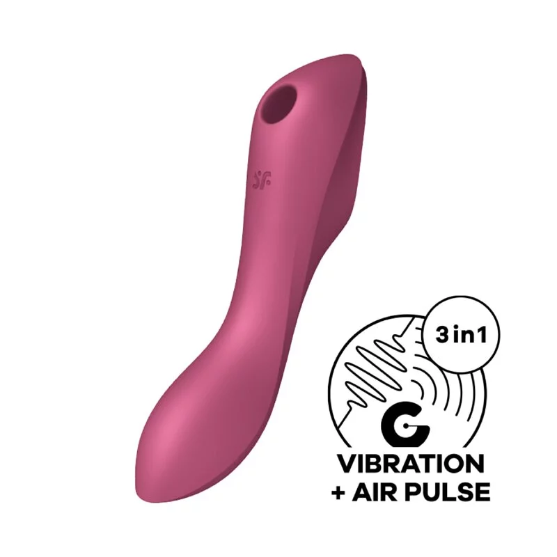 Satisfyer Curvy Trinity 3 陰蒂吸吮+震動按摩棒-SING DR