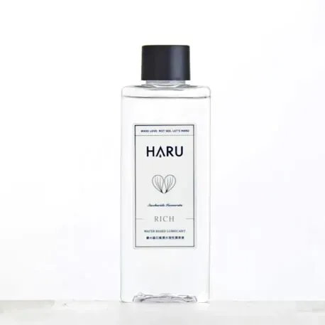 HARU RICH 鎖水磁石潤滑劑，水溶性配方，輕鬆沖洗無負擔，台灣製造，適合各種親密場景。