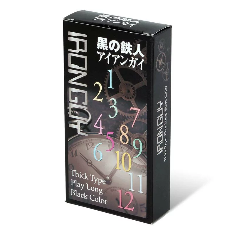 Iron Guy 日本黑之鐵人 12 片裝 乳膠安全套