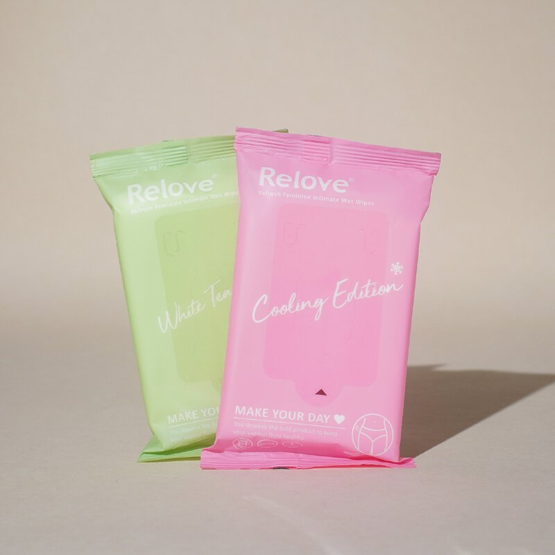 Relove 私密肌30秒面膜濕紙巾，溫和清潔私密部位，快速去除異味，保持清爽。
