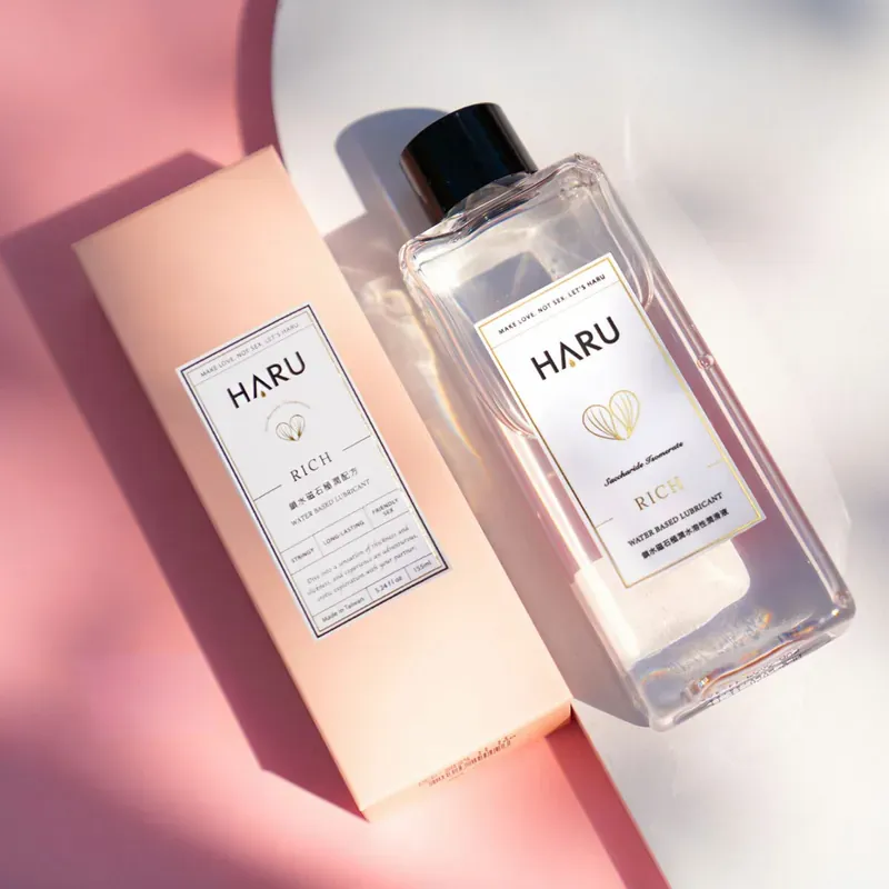 HARU RICH 水性潤滑劑 155ml，高效保濕配方，雙重鎖水，極致潤滑體驗，適用保險套與情趣玩具。