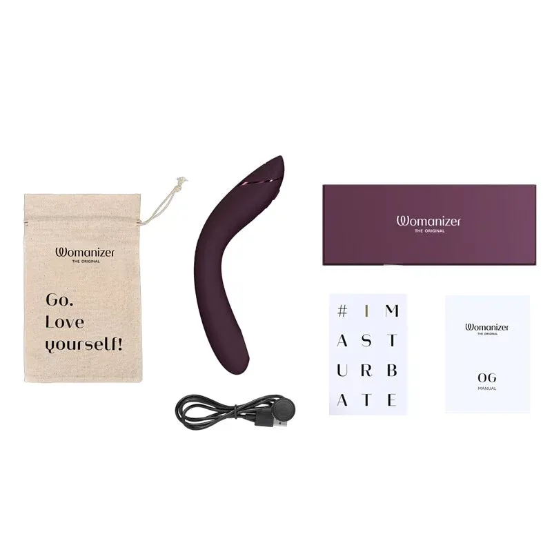 Womanizer OG Pleasure Air G 點按摩棒 (淡紫色/紫紅色/深灰色)