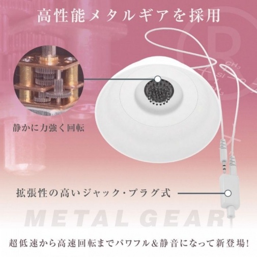 SSI Japan Nipple Cup R 乳頭震動旋轉刺激吸啜器，10段震動強度，100種組合，靜音設計