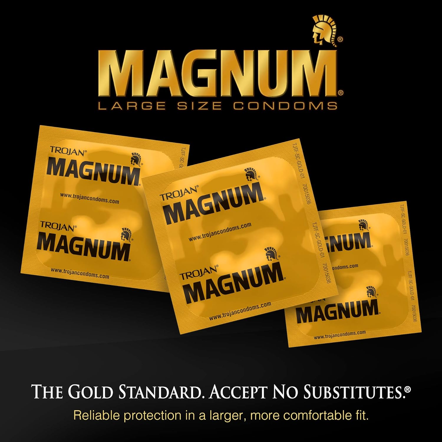 Trojan 戰神 Magnum 羅紋安全套，提供舒適貼合與額外刺激，提升性愛體驗。