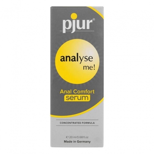 Pjur Analyse Me Serum，無味無色，提供舒適的肛交體驗，與乳膠兼容。