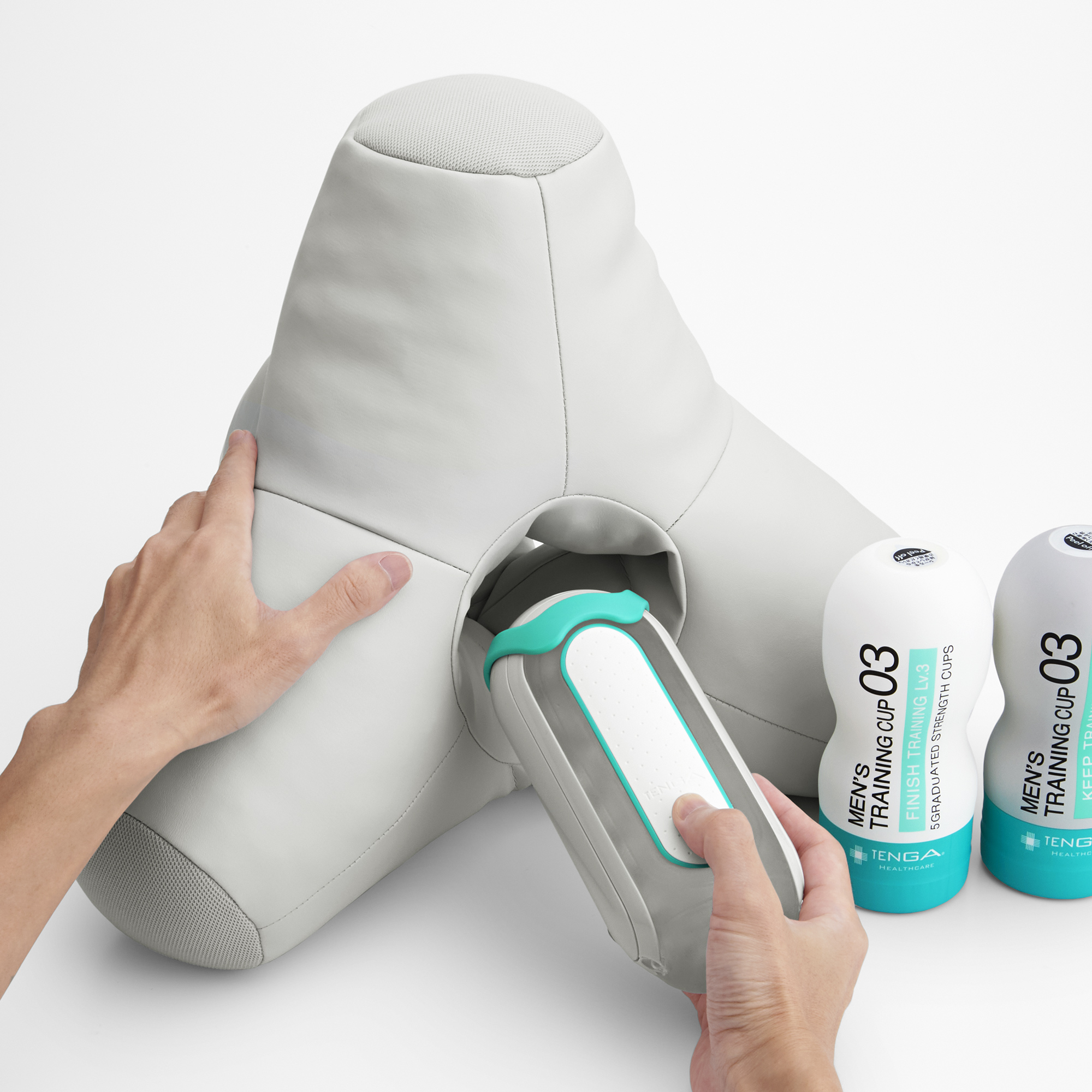 創新設計的腰部體位訓練器，支持多體位練習，幫助用戶提升性生活技巧。