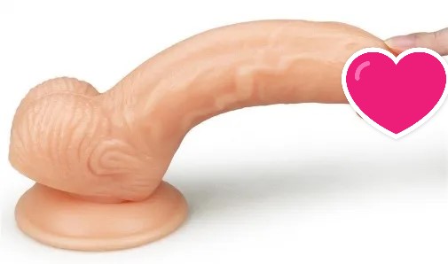 Lovetoy 7" 極柔軟仿真陽具 肉色