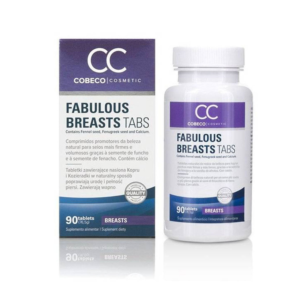 Cobeco Pharma CC Fabulous Breast Tabs 豐胸丸 90粒