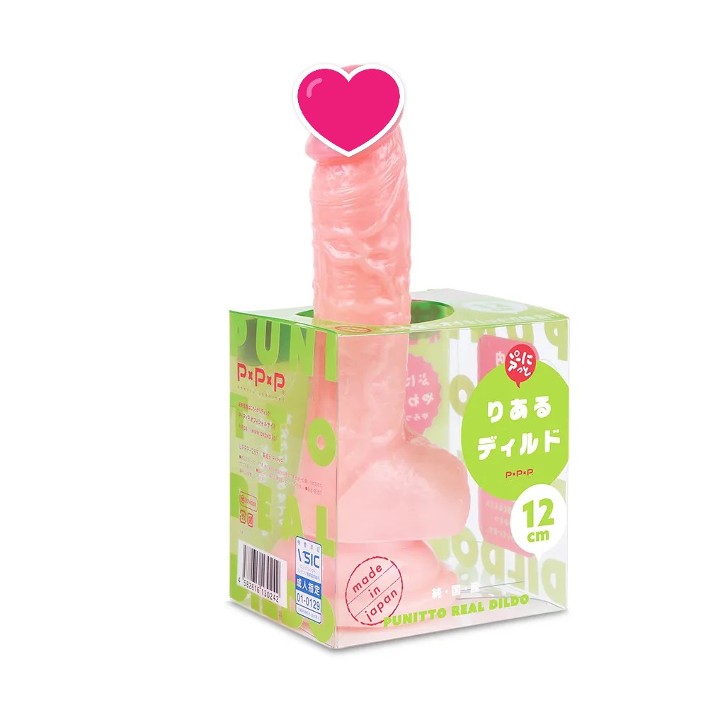 PxPxP 純日本國產 彈力仿真假陽具12cm