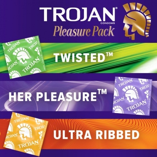Trojan 戰神 樂趣捆包 12 片裝 乳膠安全套