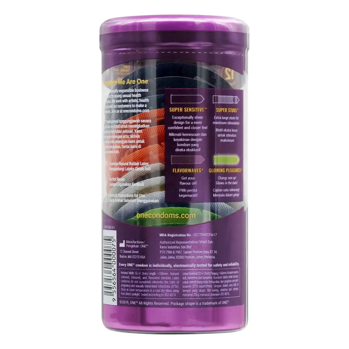 ONE 多重歡樂 乳膠安全套 (3片裝 / 12片裝 )