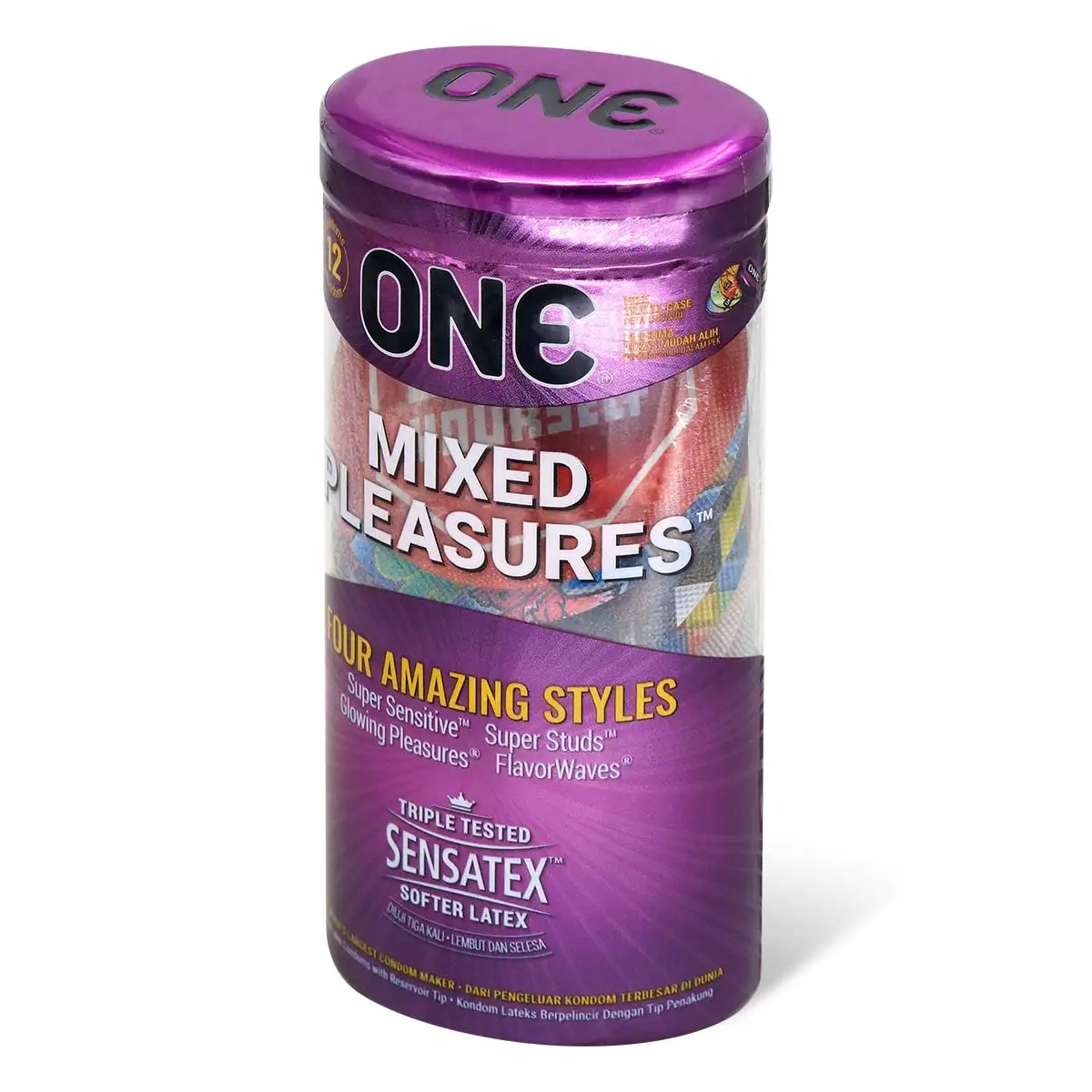 ONE 多重歡樂 乳膠安全套 (3片裝 / 12片裝 )