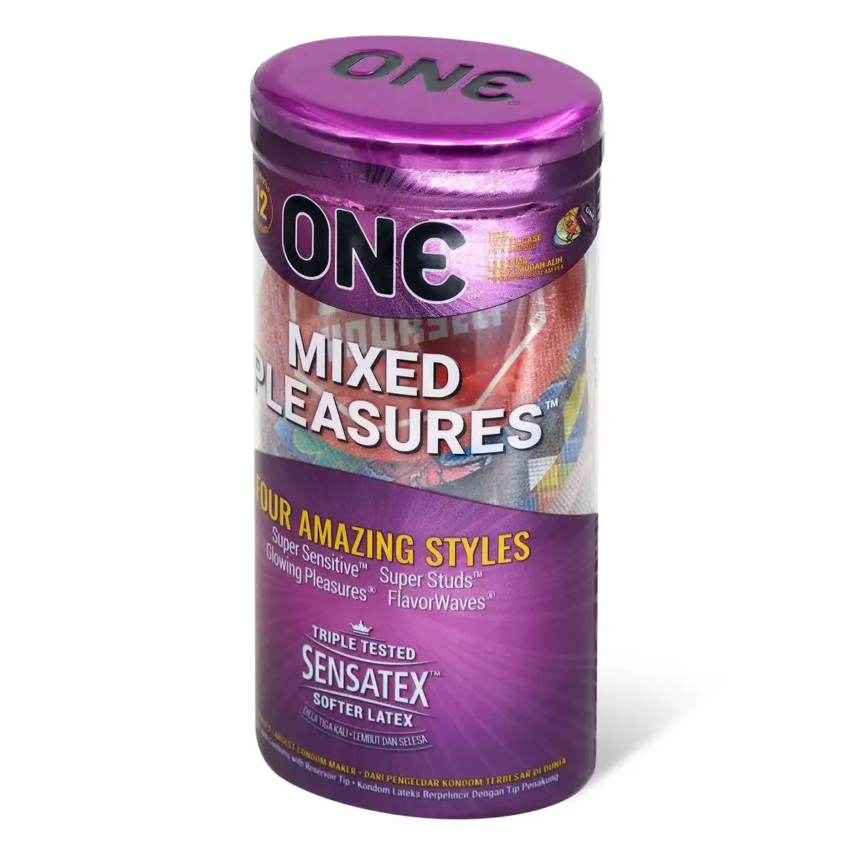 ONE 多重歡樂 乳膠安全套 (3片裝 / 12片裝 )