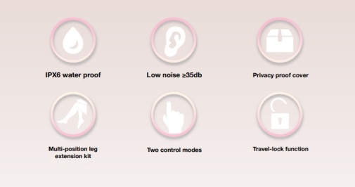 Qingnan 陰蒂吸啜器 #10 - 淡粉紅色