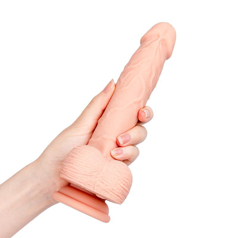 高品質Okinsei 假陽具，防水設計，無線遙控切換震動與加熱模式。