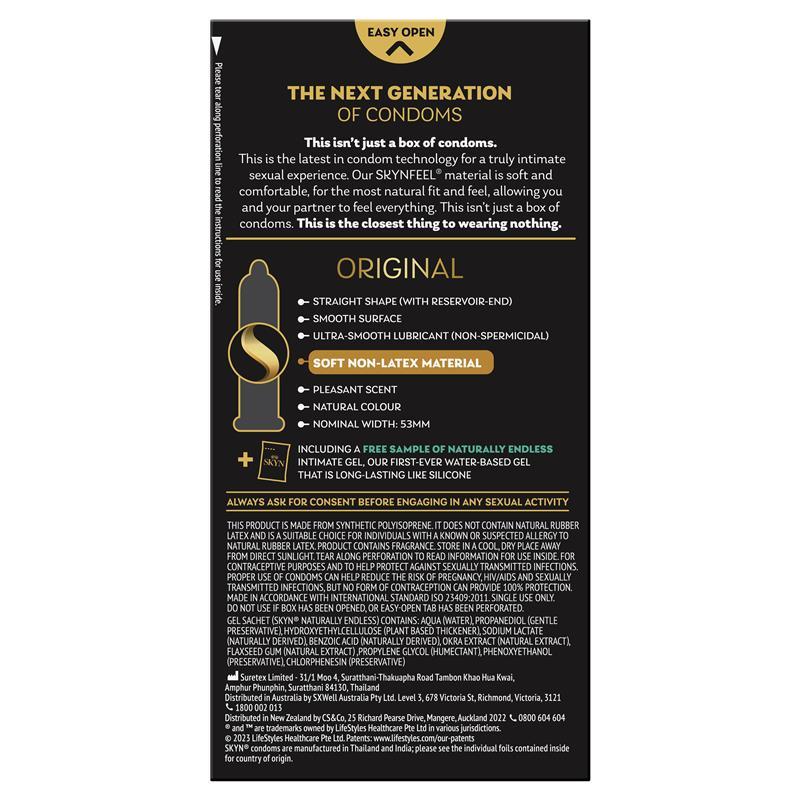 SKYN Original PI安全套 10 片裝