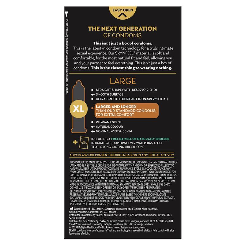 SKYN Large 大碼 PI安全套 10 片裝