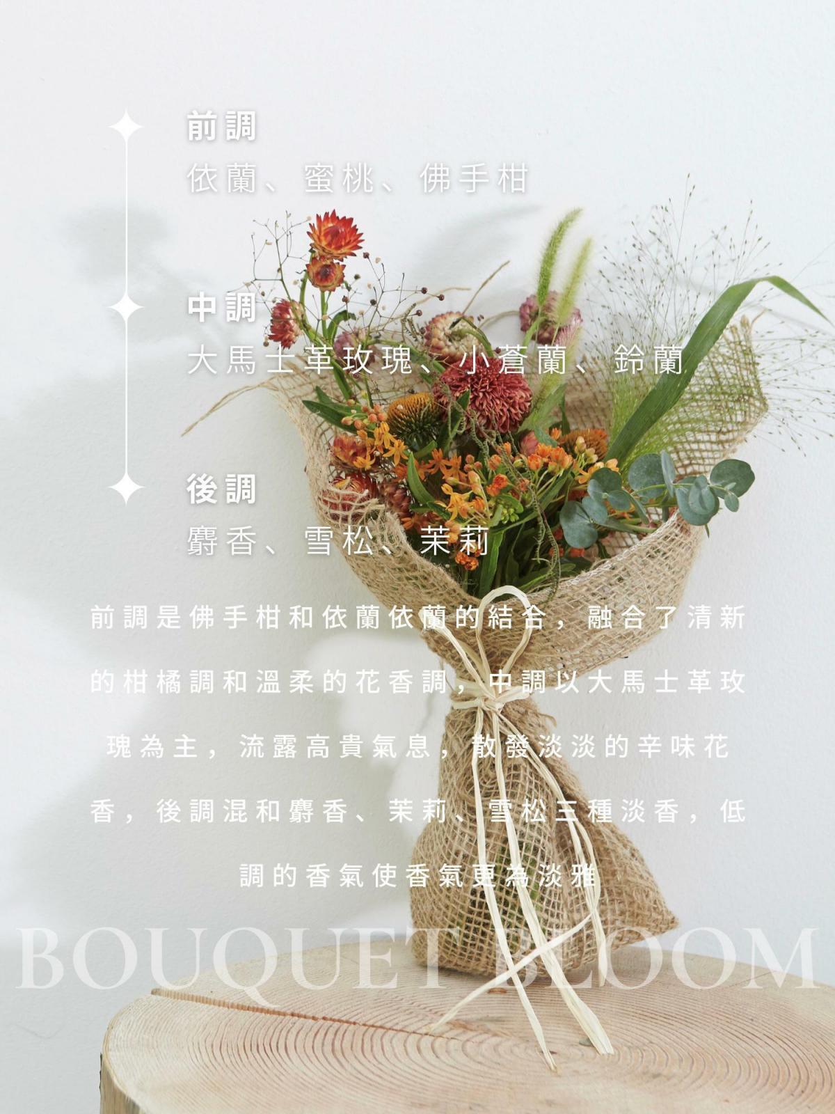 APS 費洛蒙香水 BOUQUET BLOOM 花束綻放 30ml，依蘭依蘭與大馬士革玫瑰香調，提升自信。