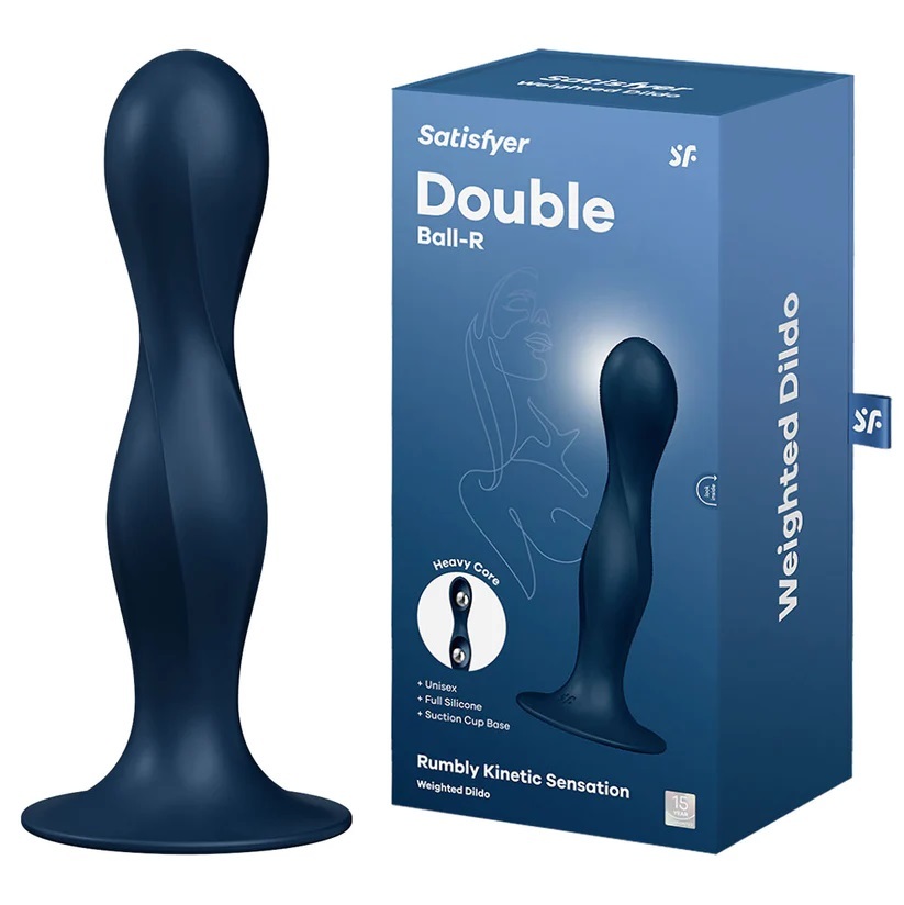 Satisfyer Double Ball-R 雙球扭轉吸盤後庭塞-SING DR