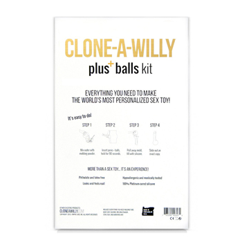 Clone-A-Willy DIY 陰莖震動棒倒模套裝，安全矽膠材質，含天然藻類基成型粉，打造獨特仿真體驗。