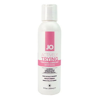 System Jo Actively Trying 潤滑劑 120ml，助孕配方，不影響精子活力，模擬精液 pH 值，安全親密體驗。