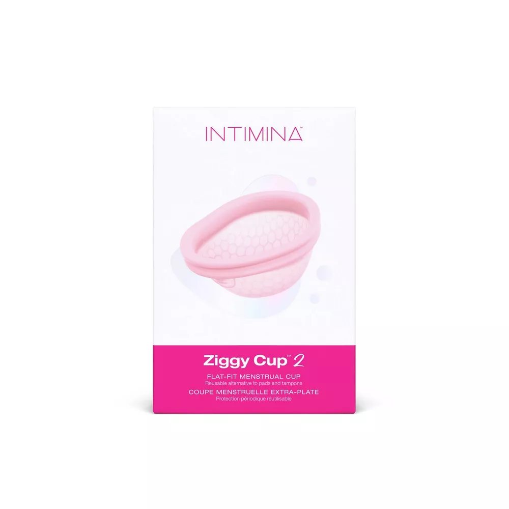 Intimina Ziggy Cup 2，適用於性愛時使用的月經杯，具防漏與舒適設計。