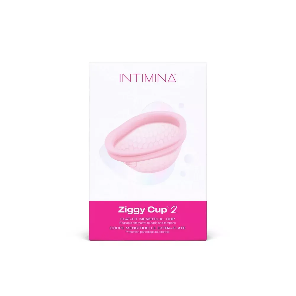 Intimina Ziggy Cup 2，適用於性愛時使用的月經杯，具防漏與舒適設計。