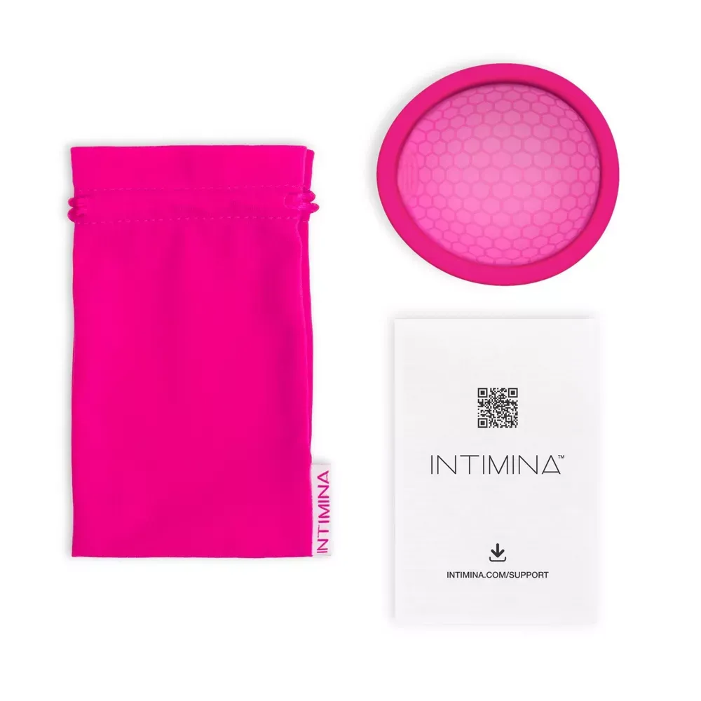Intimina Ziggy Cup 2 月經杯，100% 醫用矽膠，提供長達 8 小時防漏保護。