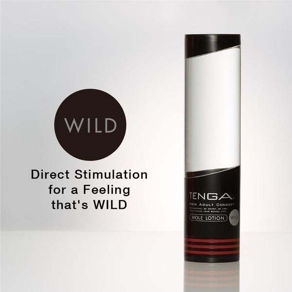 TENGA HOLE LOTION WILD 水性潤滑劑 黑色 - 170ml