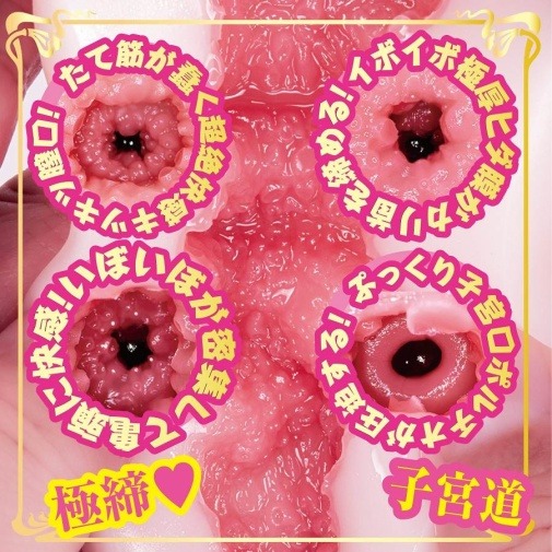 NPG AV迷你名器 田中檸檬 女優飛機杯，雙層TPE材質，螺旋入口包覆設計，超緊子宮頸結構，帶來極致快感。