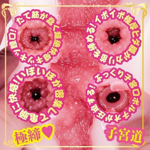 NPG AV迷你名器 田中檸檬 女優飛機杯，雙層TPE材質，螺旋入口包覆設計，超緊子宮頸結構，帶來極致快感。