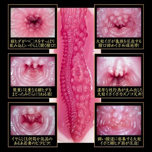 NPG 完熟名器物語 葵司 2代目 女優名器 700g，高仿真TPE材質，彎曲管道與多層紋理設計，帶來極致包覆快感。