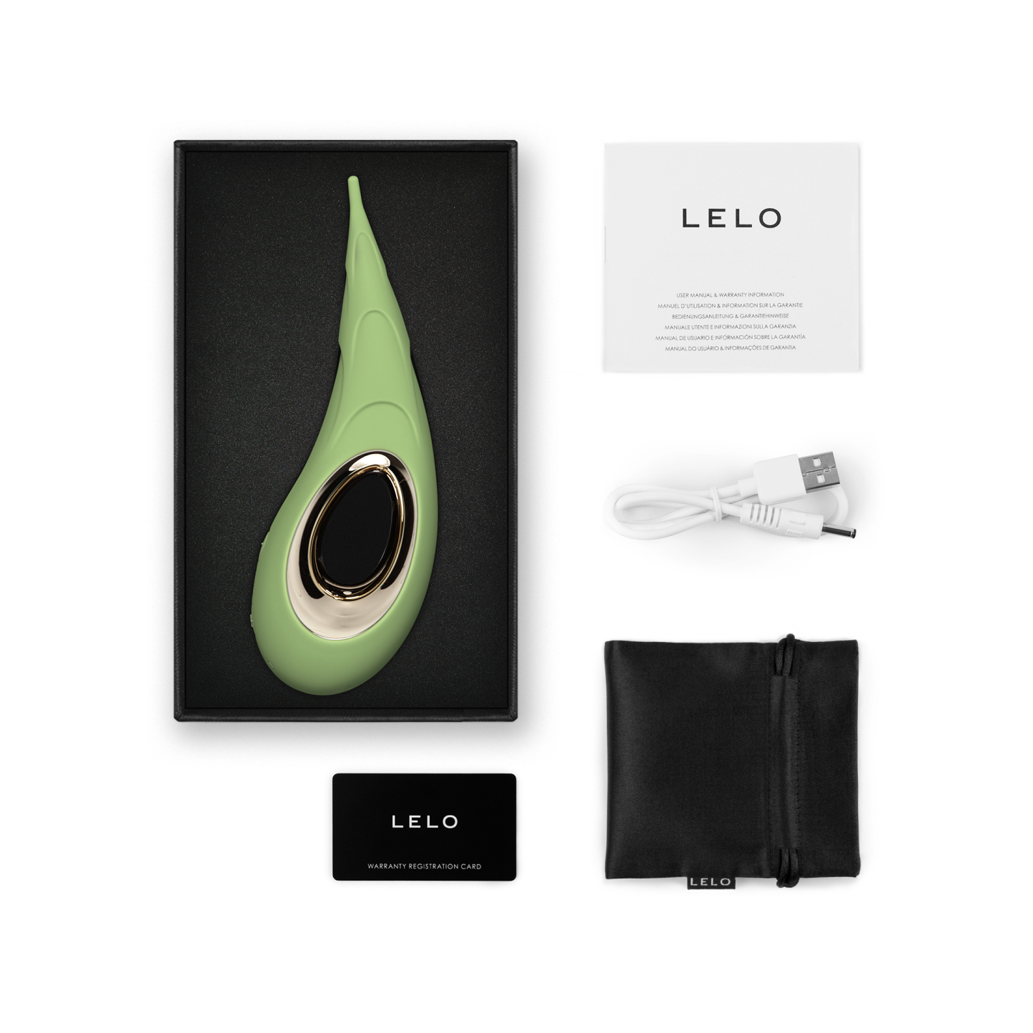 LELO Dot™ Cruise 創新陰蒂震動器，無限循環技術，強勁震動不減弱，USB 充電，浴室適用。