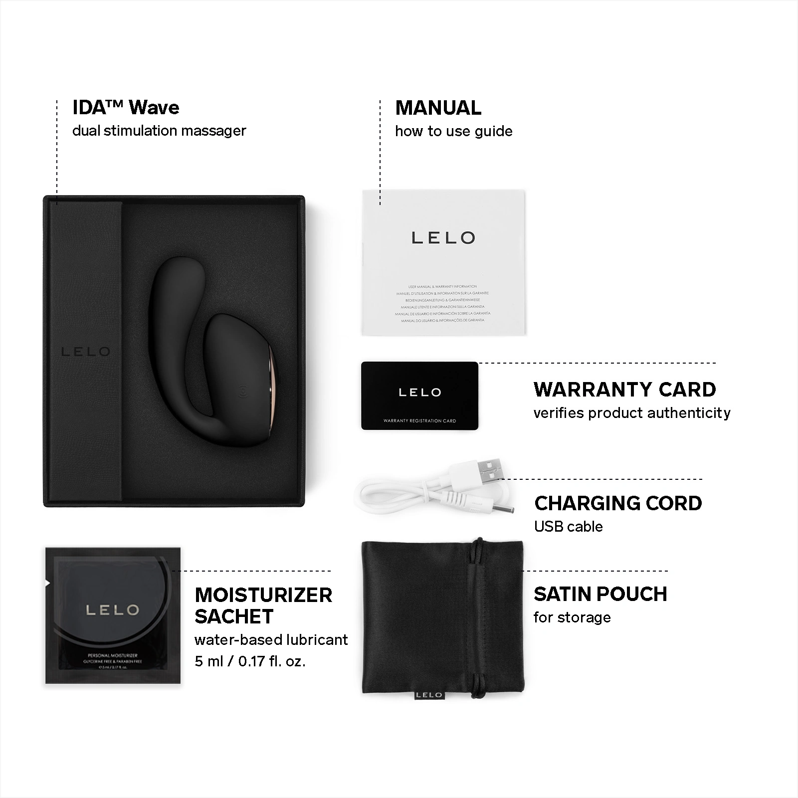 LELO IDA™ Wave | APP控制雙頭震動器